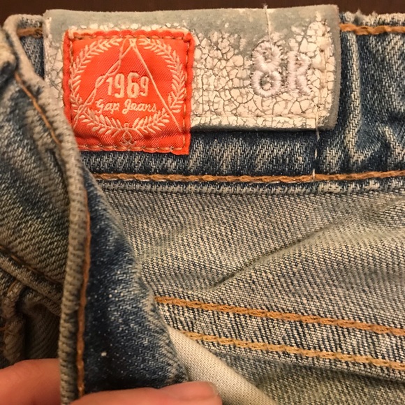 THE GAP Long & Lean 1969 Jeans Size 8 - Picture 3 of 6